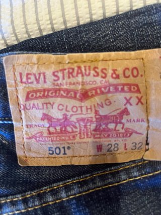 Jeans 501 vaqueros pantalon levis 28/32