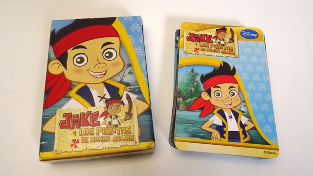 Juego de cartas de Jake y los Piratas +3 años
