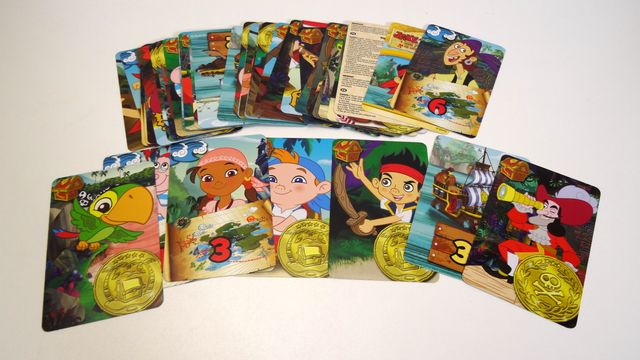 Juego de cartas de Jake y los Piratas +3 años