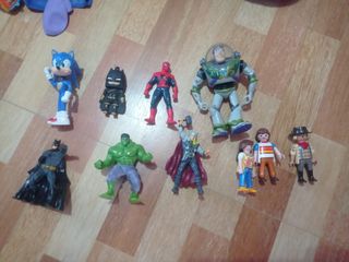 Lote de 10 figuras de acción