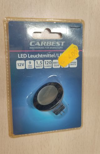 Luz LED GU4 Carbest 1,5W 12V