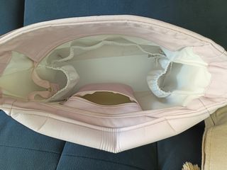 Saco y bolso carro bebé rosa palo