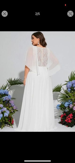 Vestido novia blanco a estrenar  - sin usar 