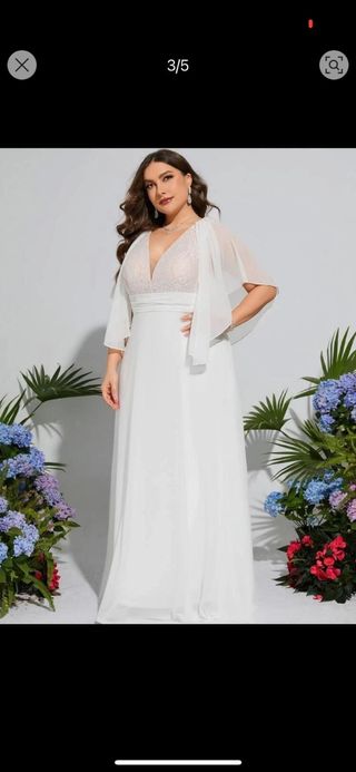 Vestido novia blanco a estrenar  - sin usar 
