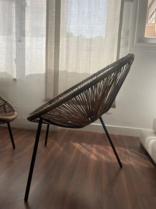 2 Sillas Acapulco marrón