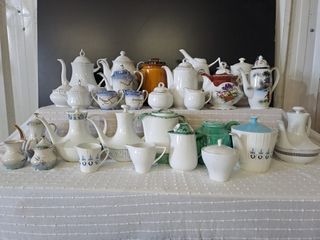 Lotto 20 Caffettiere in Ceramica Vintage