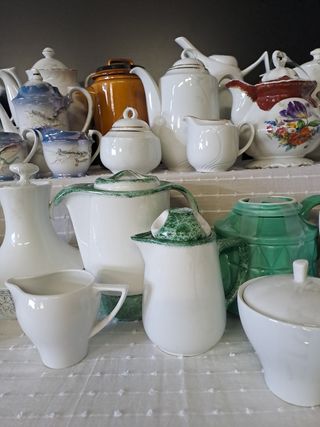 Lotto 20 Caffettiere in Ceramica Vintage