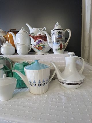 Lotto 20 Caffettiere in Ceramica Vintage