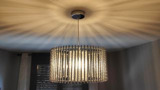 Lámpara techo moderna - metal y cristal