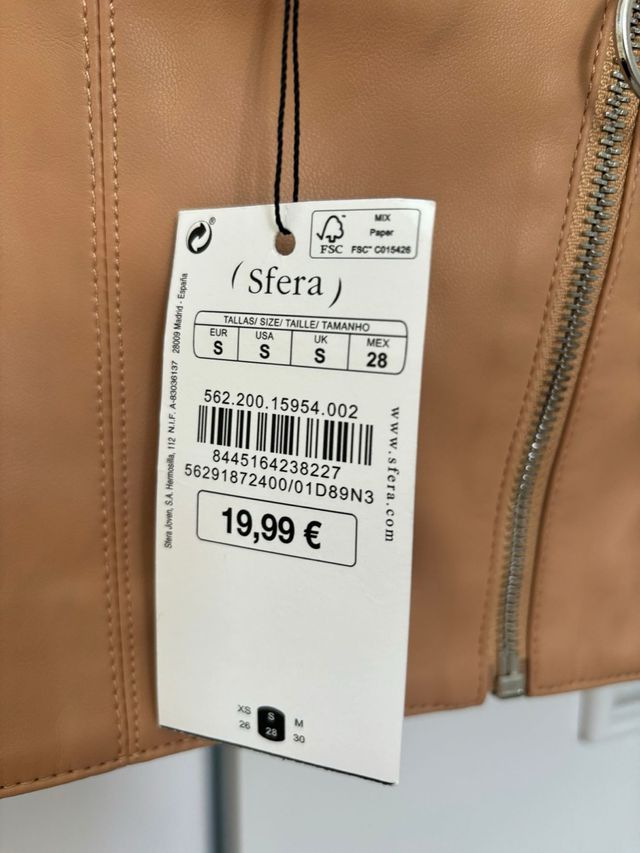 Top Sfera beige talla 4