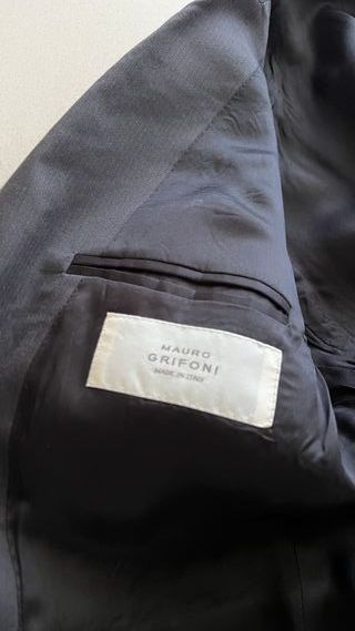 Traje pantalón Mauro Grifoni gris talla 42IT