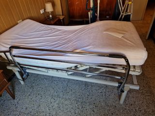 Grúa paciente + cama articulada