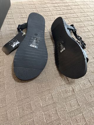 Sandalias planas Black Premium by EMP