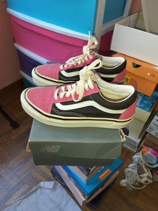 Vans Old Skool - Rosa y Negro