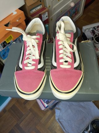 Vans Old Skool - Rosa y Negro