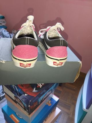 Vans Old Skool - Rosa y Negro
