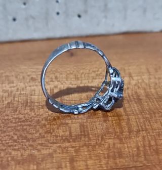 Anillo Plata Vintage | Piedras