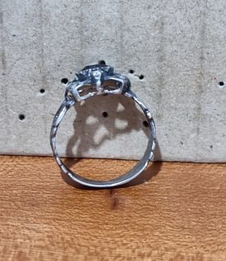 Anillo Plata Vintage | Piedras