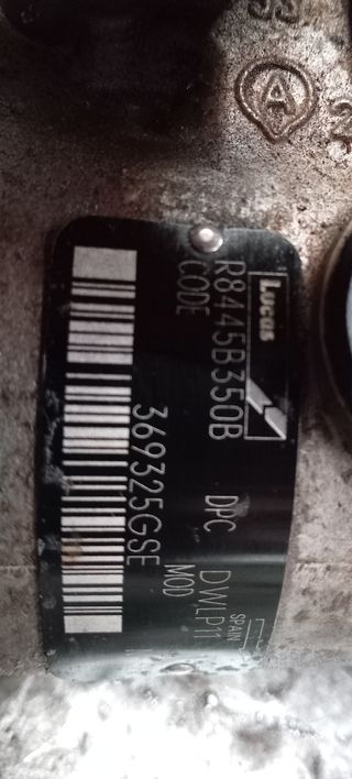 Bomba inyectora Citroen Berlingo 1.9D