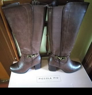 Botas Piccola Piú Marrón Mujer
