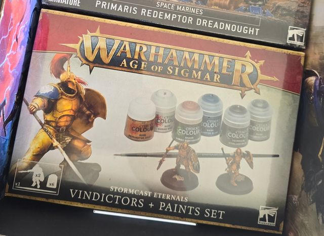 Warhammer Age of Sigmar: Vindictors + pinturas