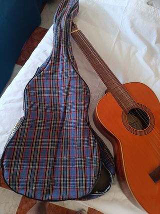 Guitarra española y funda