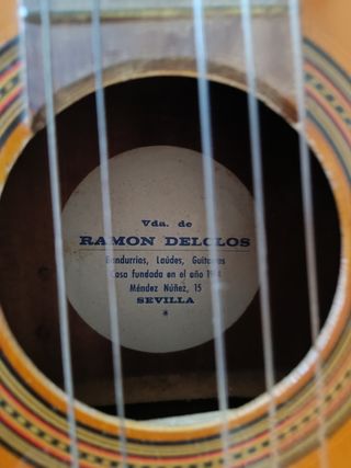 Guitarra española y funda