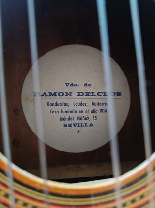 Guitarra española y funda