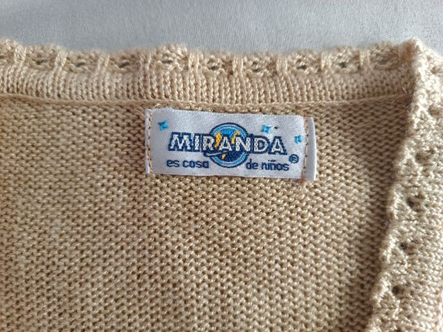 Chaqueta beige Miranda niña