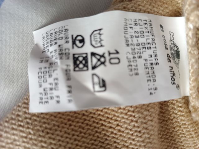 Chaqueta beige Miranda niña