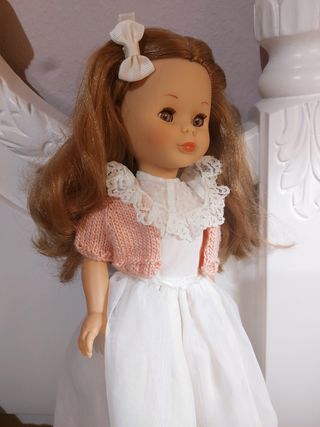 Nancy primavera vestido antiguo y chaqueta corta 