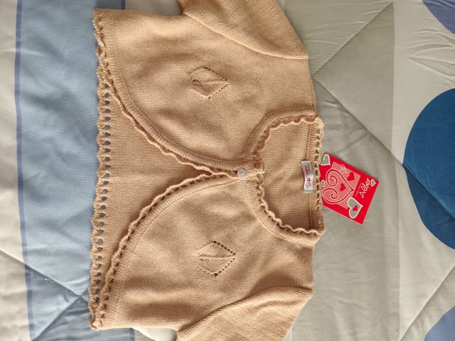 Chaqueta niña beige Adler