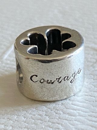 Charm Pandora ORIGINAL  Trébol de Suerte y Coraje