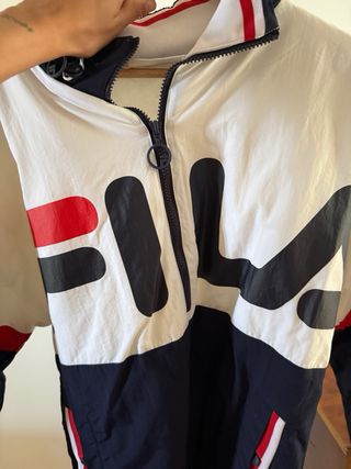 Chaqueta Fila S Azul y Blanca