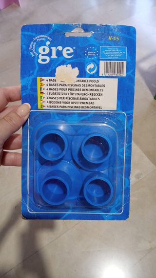 4 BASES PARA PISCINA