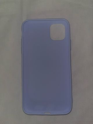 Funda silicona iPhone 11 Lila