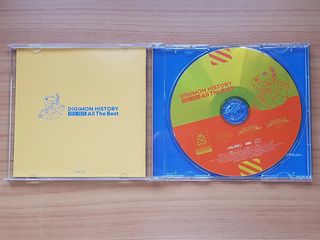 NUEVO CD MÚSICA DIGIMON HISTORY ALL THE BEST