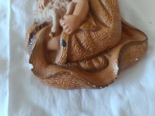 Virgen con Niño Jesús - cerámica