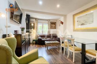 Mesa cristal y forja - comedor