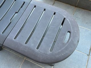 Tumbona plegable plástico