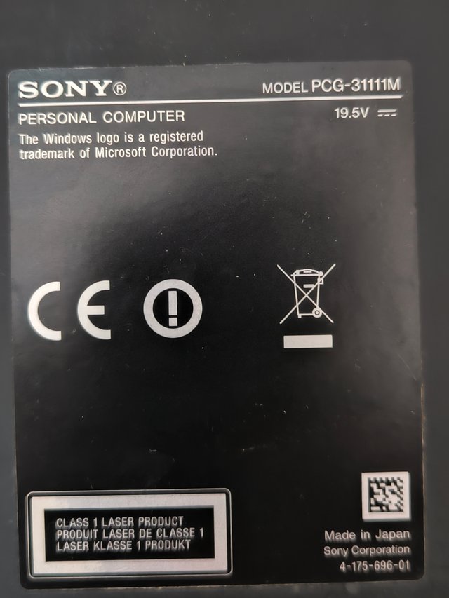 Carcassa + Scheda Madre Sony Vaio Z PCG-31111M