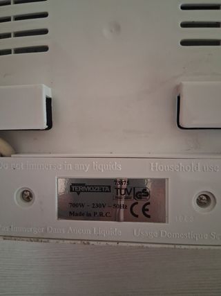 Piastra panini Termozeta