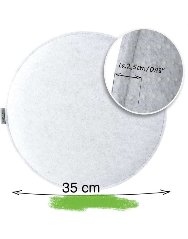 Cojines asiento fieltro - 4 unids