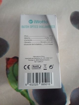 Ratón inalámbrico iWotto blanco