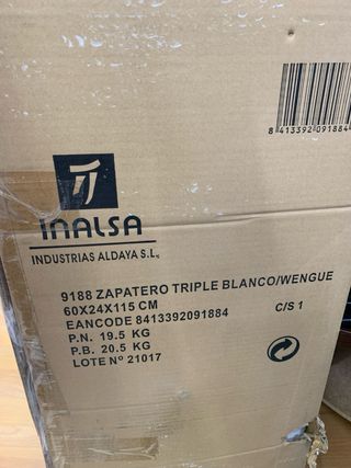 Zapatero INALSA 3 puertas