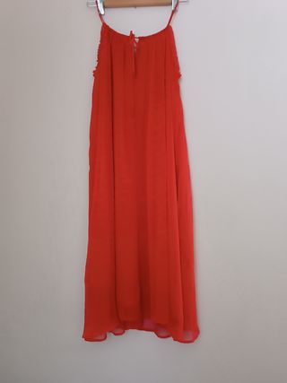 Vestito rosso midi donna Maison Scotch 