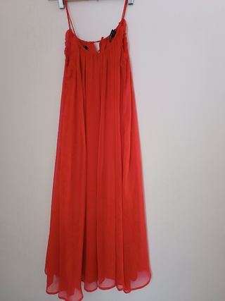 Vestito rosso midi donna Maison Scotch 
