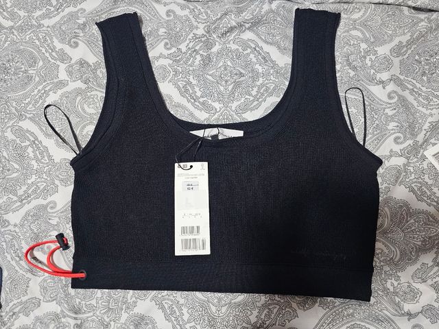 Crop top Adolfo Domínguez T.L con etiqueta