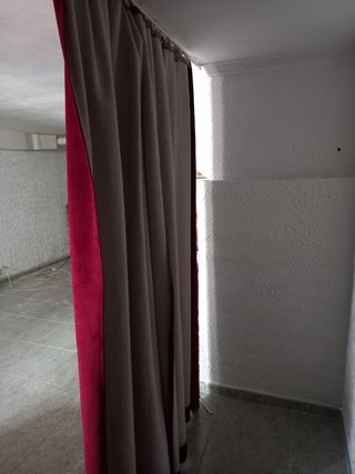 Cortinas escenario -teatro   terciopelo RojoGrana