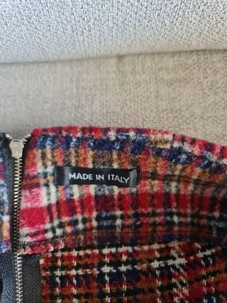 Mini Falda cuadros talla S